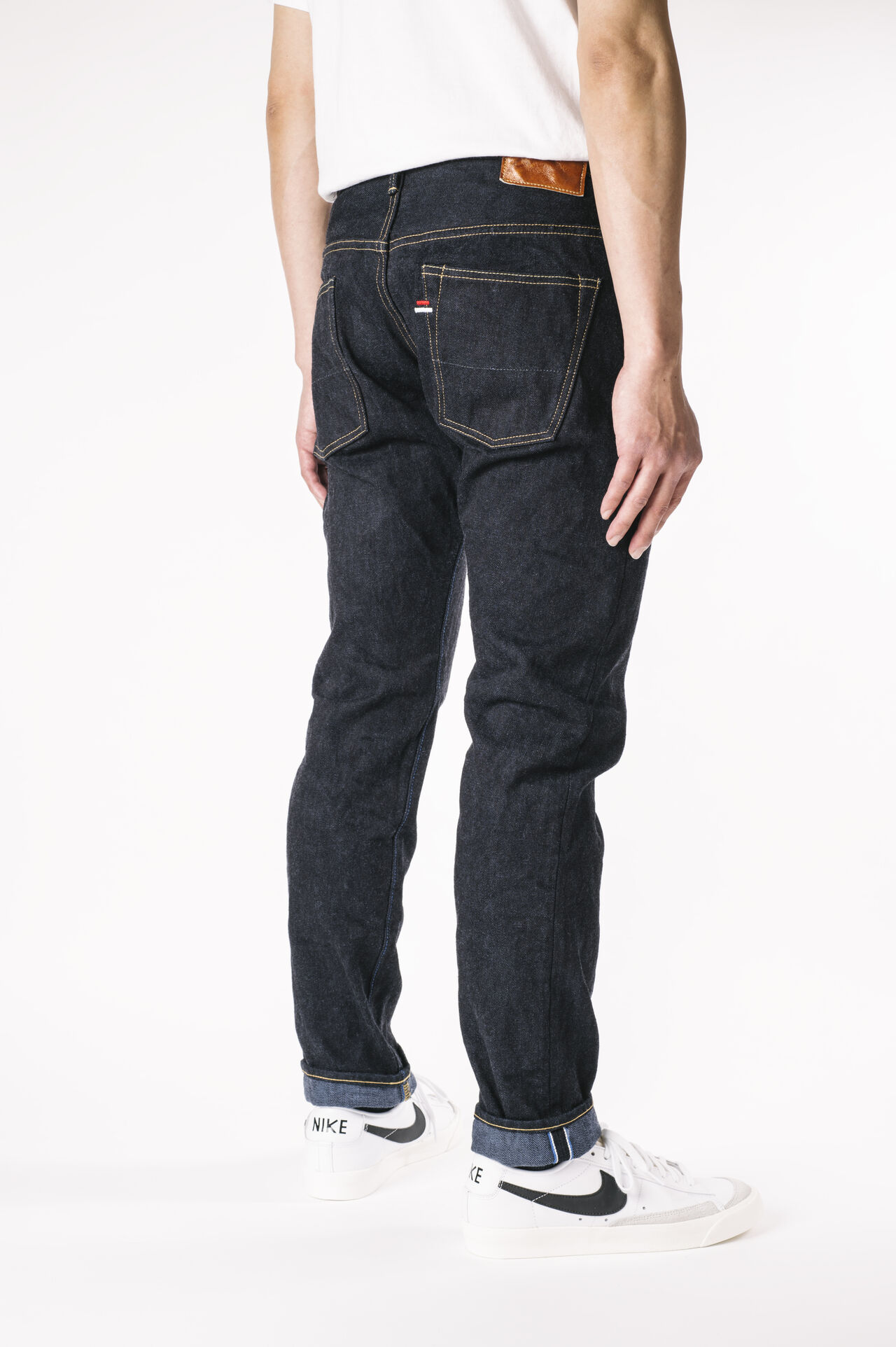 AM6651T 15oz "AMAGUMO" Tapered Jeans,, large image number 3