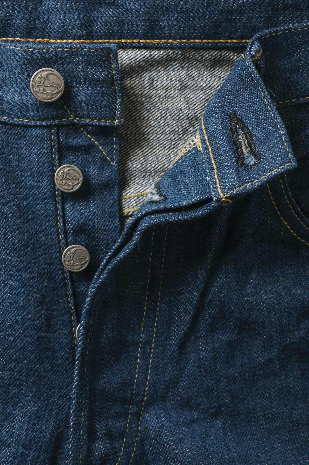 KDT 13oz "Kaze" Fade Blue Selvedge Draft Tapered Jeans,, large image number 13