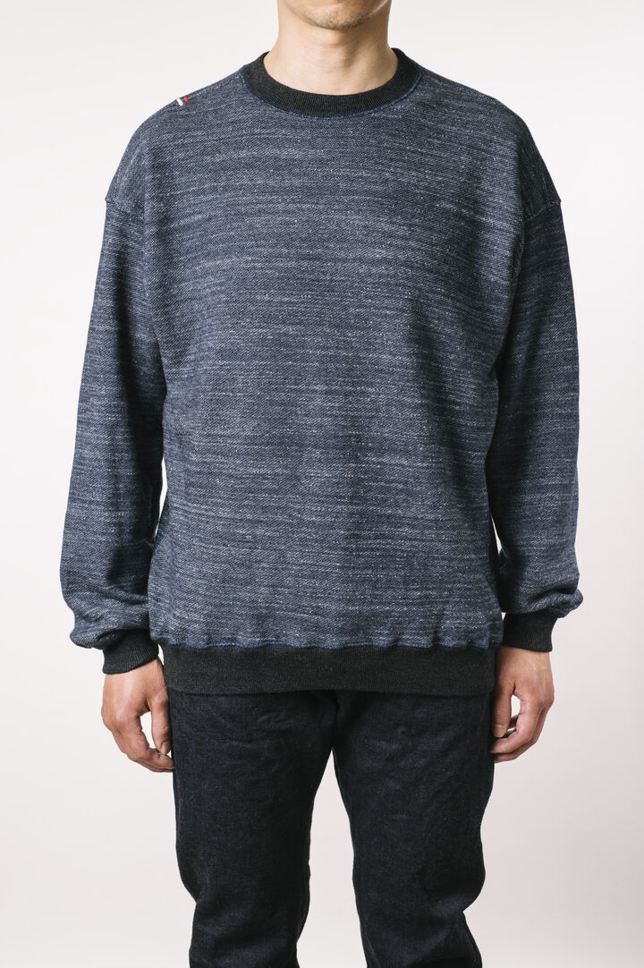 HY1716K "KUON" Indigo Sweatshirt,, medium