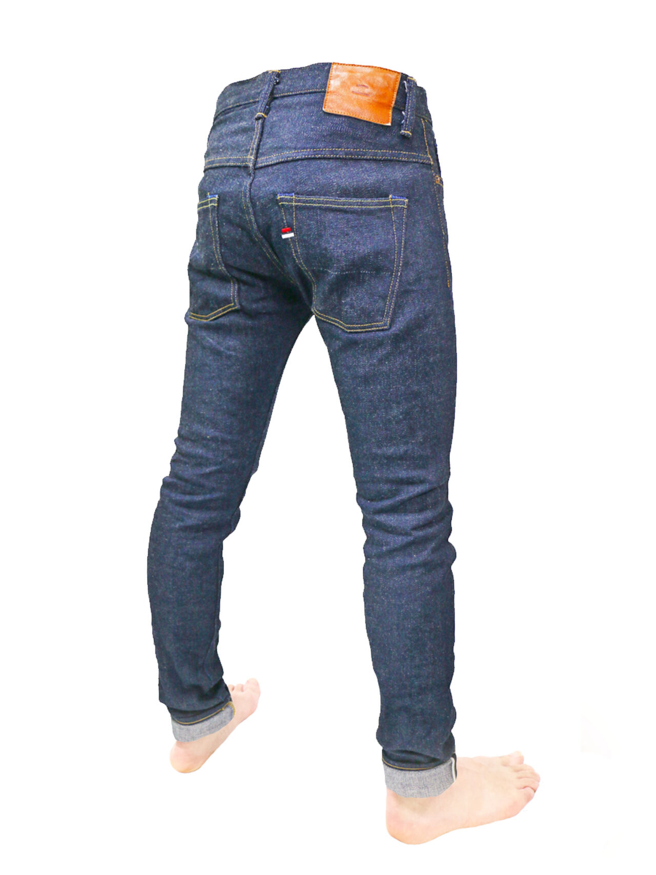 NSXT 16oz "SEN" Natural Indigo Extreme Tapered Jeans image number 2