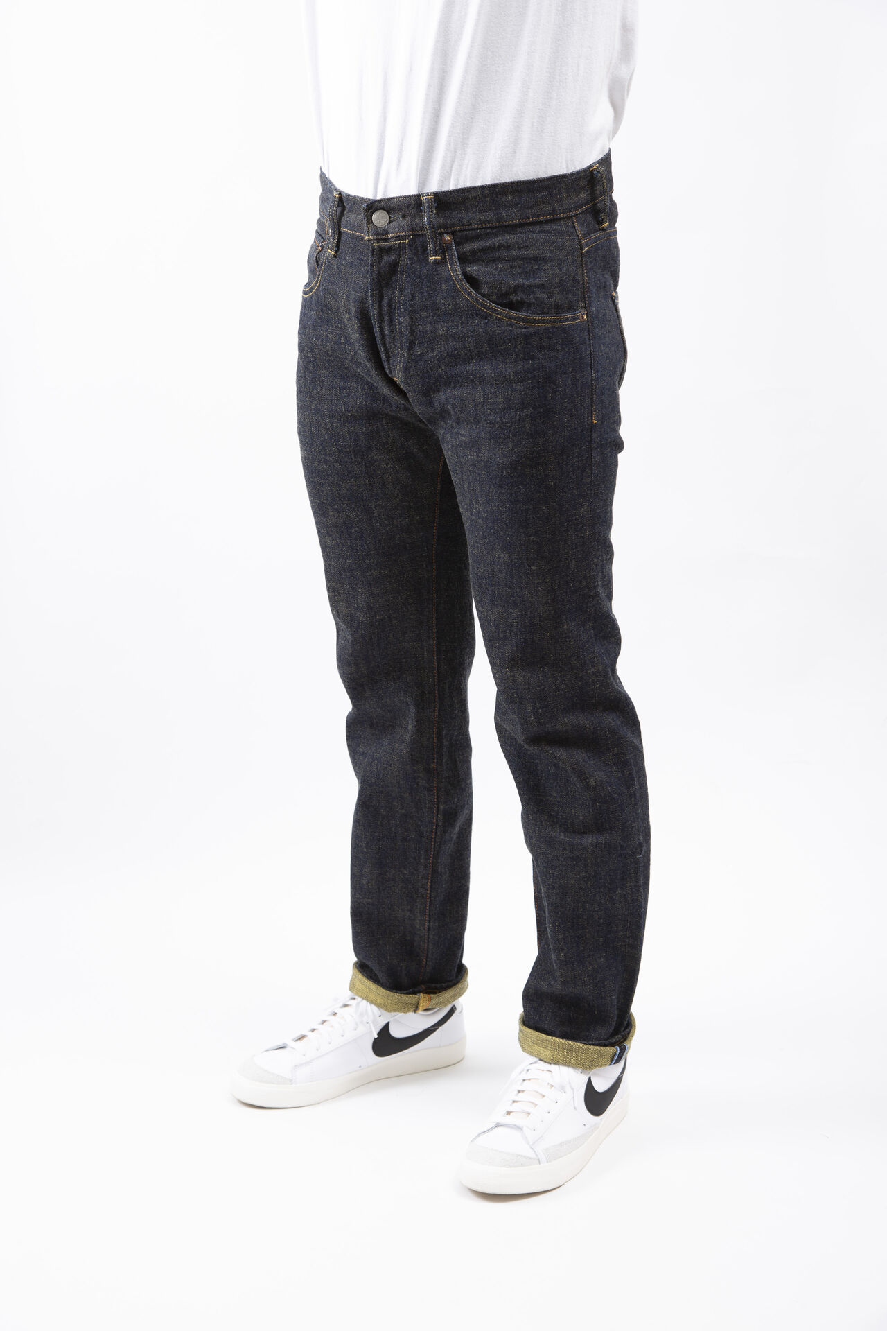 Slim Straight SOGA 15oz Jeans,, large image number 1