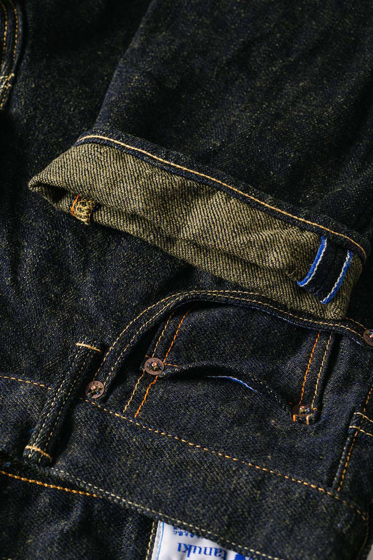 HKHT 19.5oz "Heavy Kusaki" ハイライズテーパードジーンズ,, large image number 8