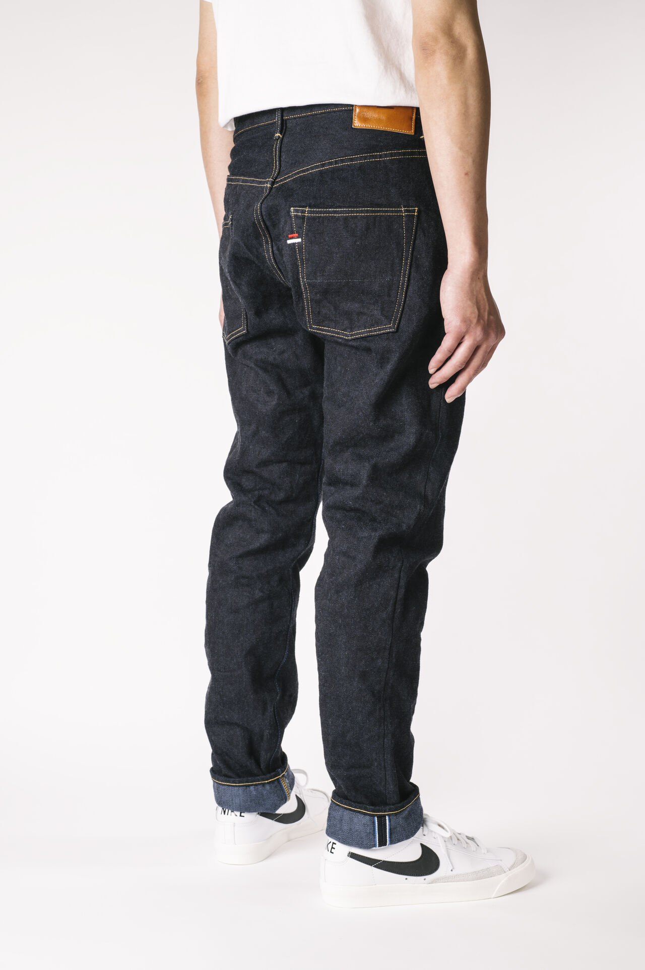 AMHT 15oz "AMAGUMO" ハイライズテーパードジーンズ,, large image number 3