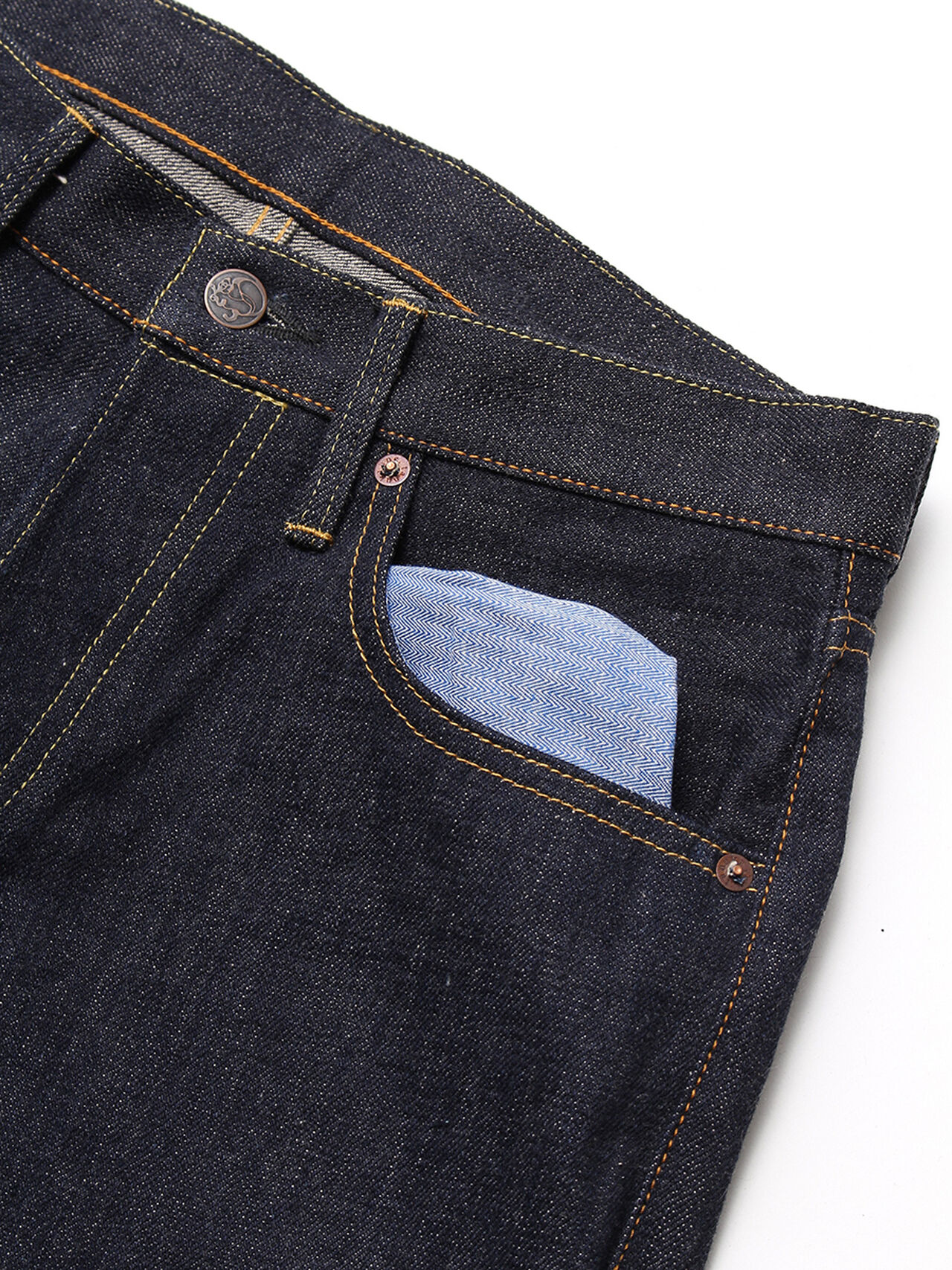 NS 16.5oz "Natural Indigo" Slim Jeans image number 11