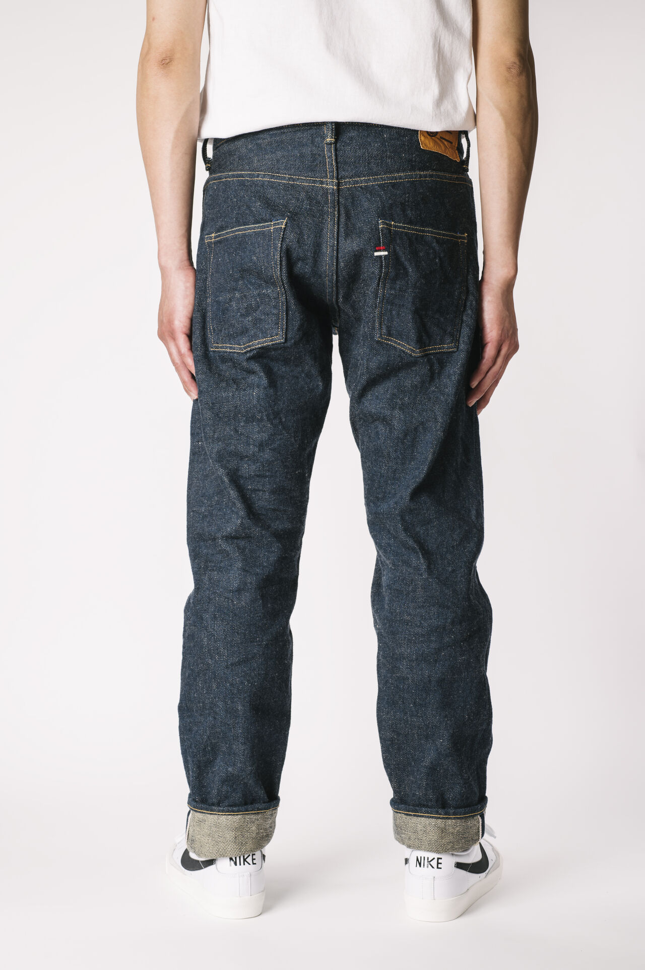 OTHT ONI x TANUKI Collaboration 21.5oz Secret Denim High Rise Tapered Jeans,, large image number 1
