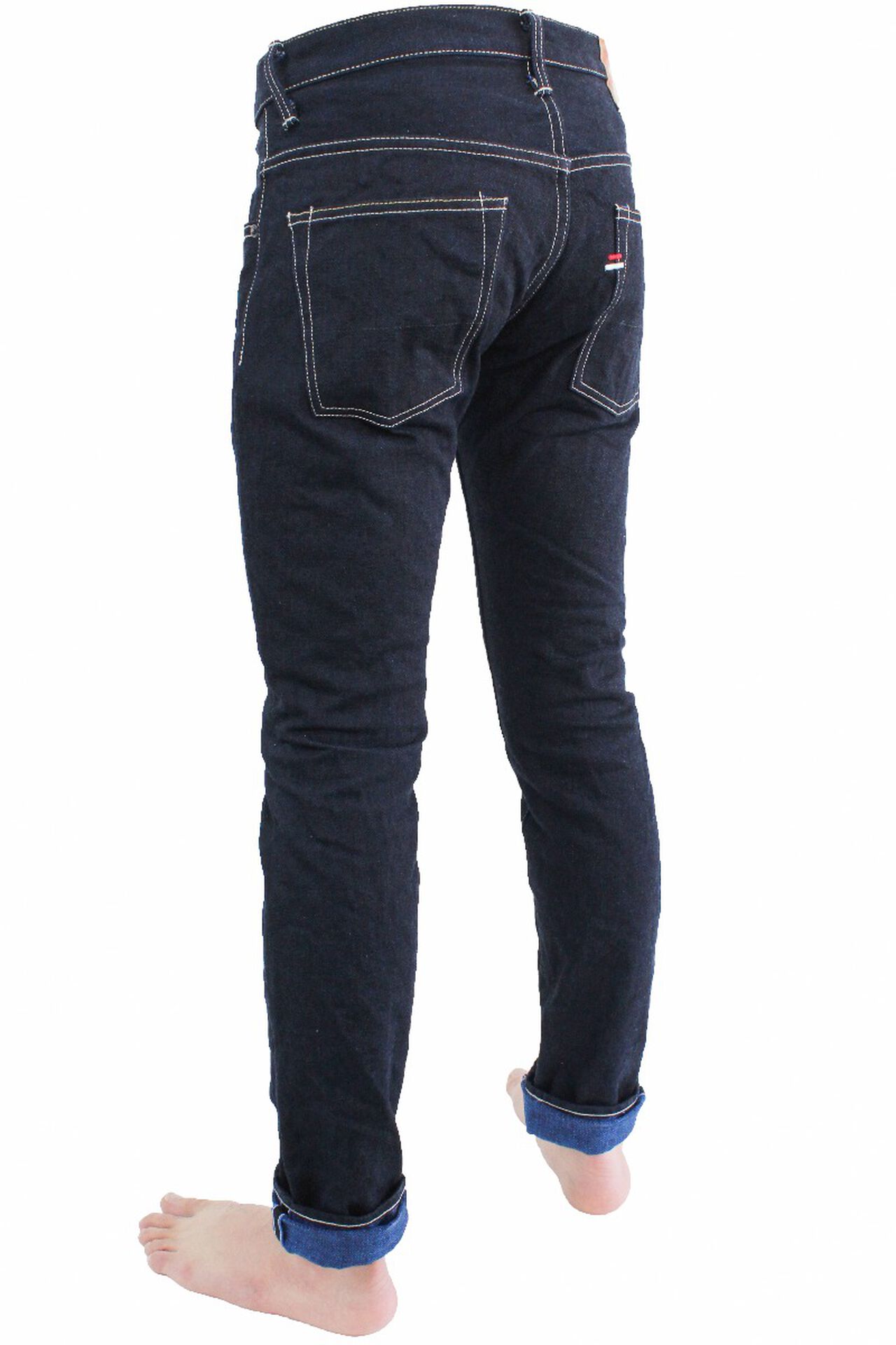 YUT 16.5oz Natural Indigo "Yurai" Tapered Jeans,, large image number 2