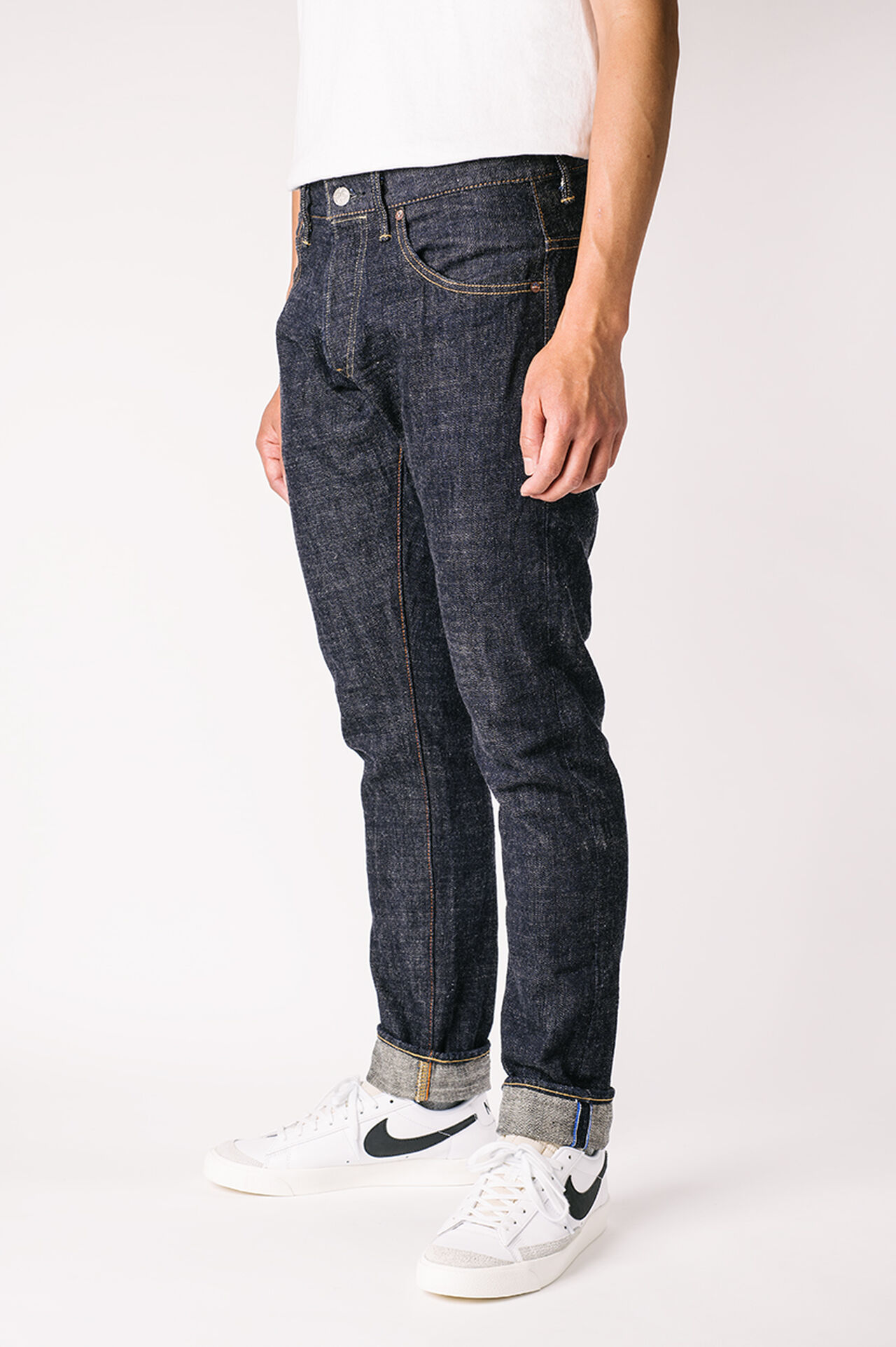 Z0830FU 14oz "FUUMA" Selvedge Street Tapered Jeans image number 3