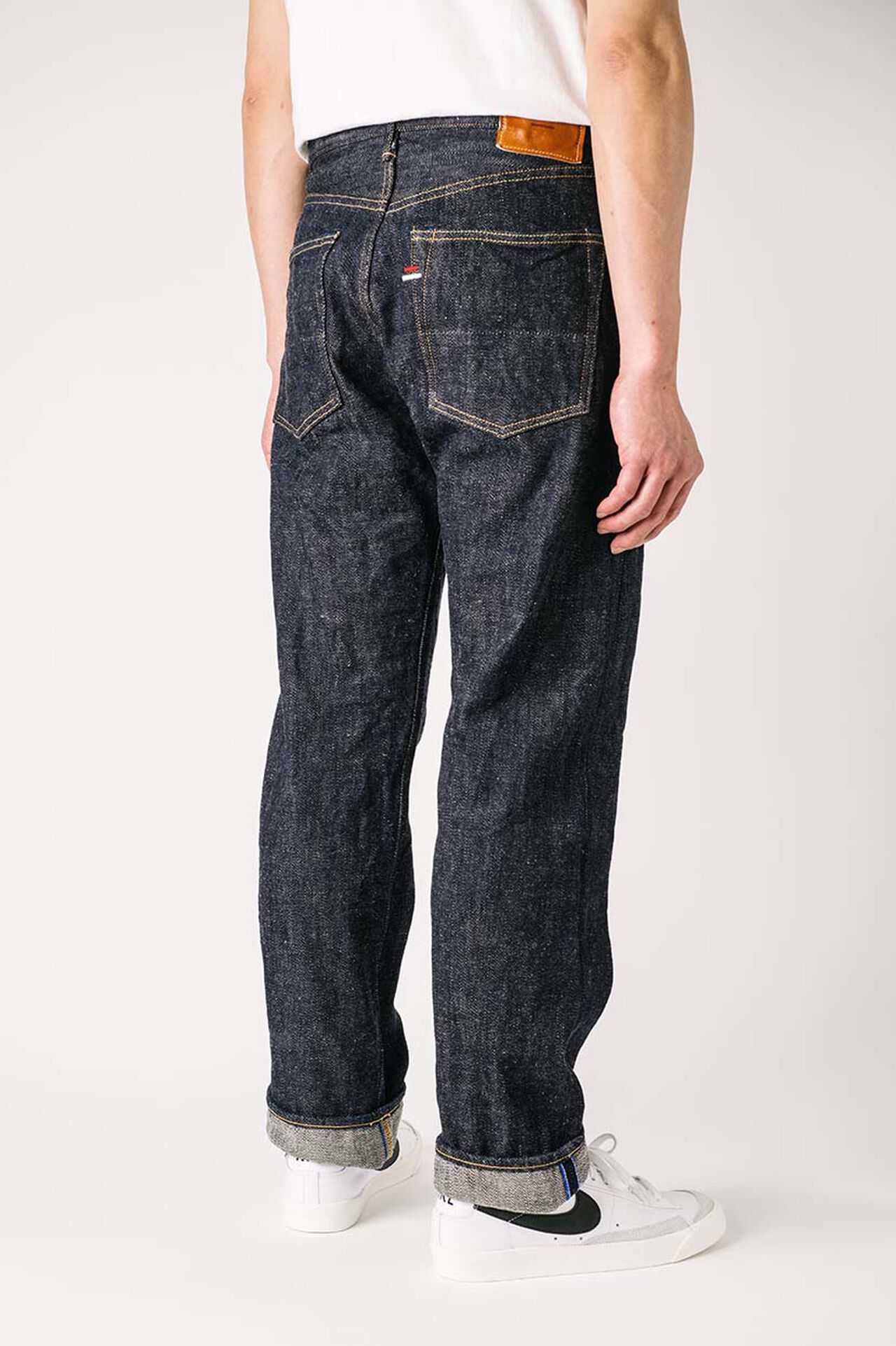 MI0805R
"Miyabi" 18.7oz Regular Straight Jeans,, large image number 3