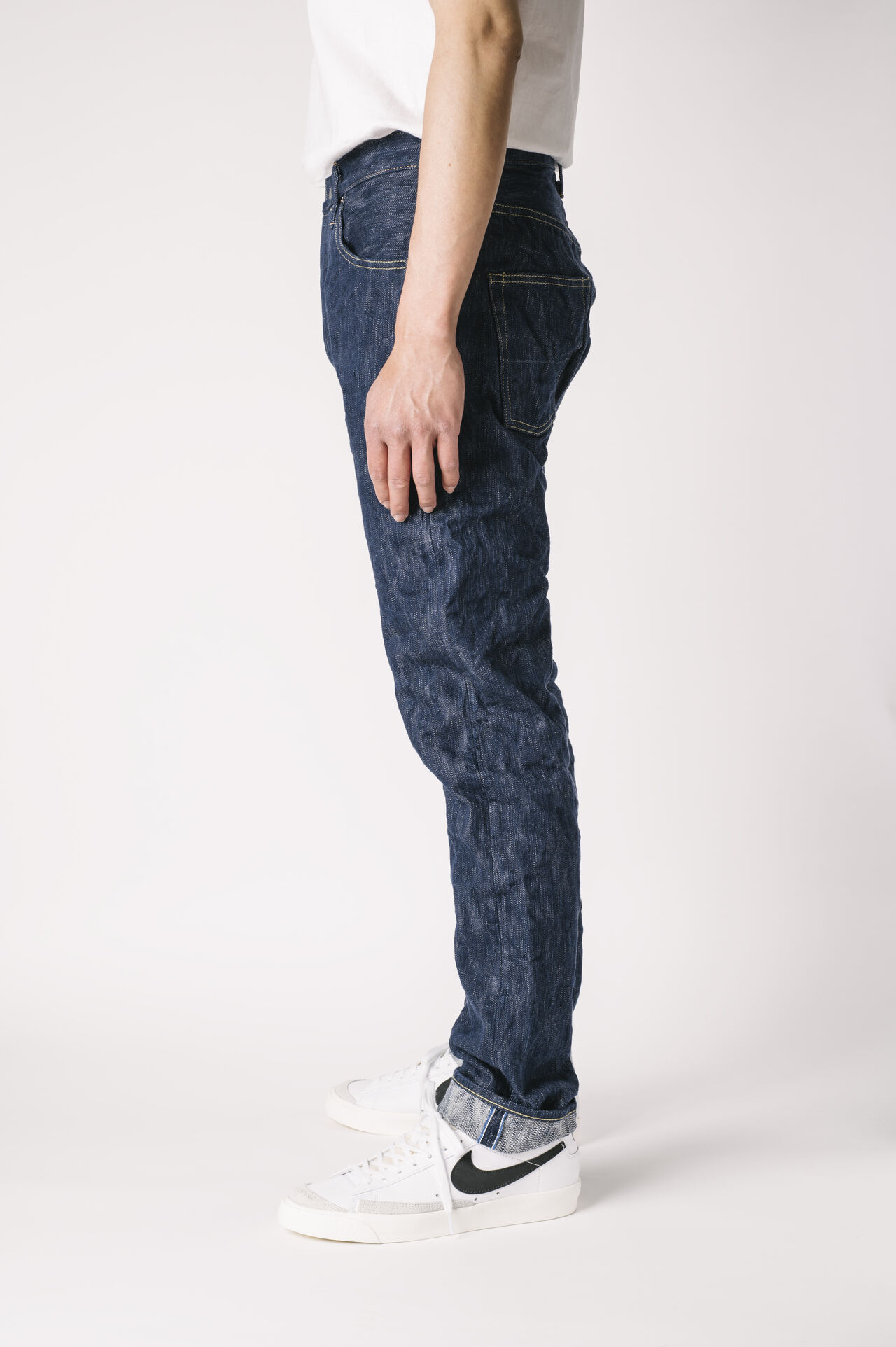 AHT 18oz Shoai "Arashi" High Tapered Jeans,, large image number 2