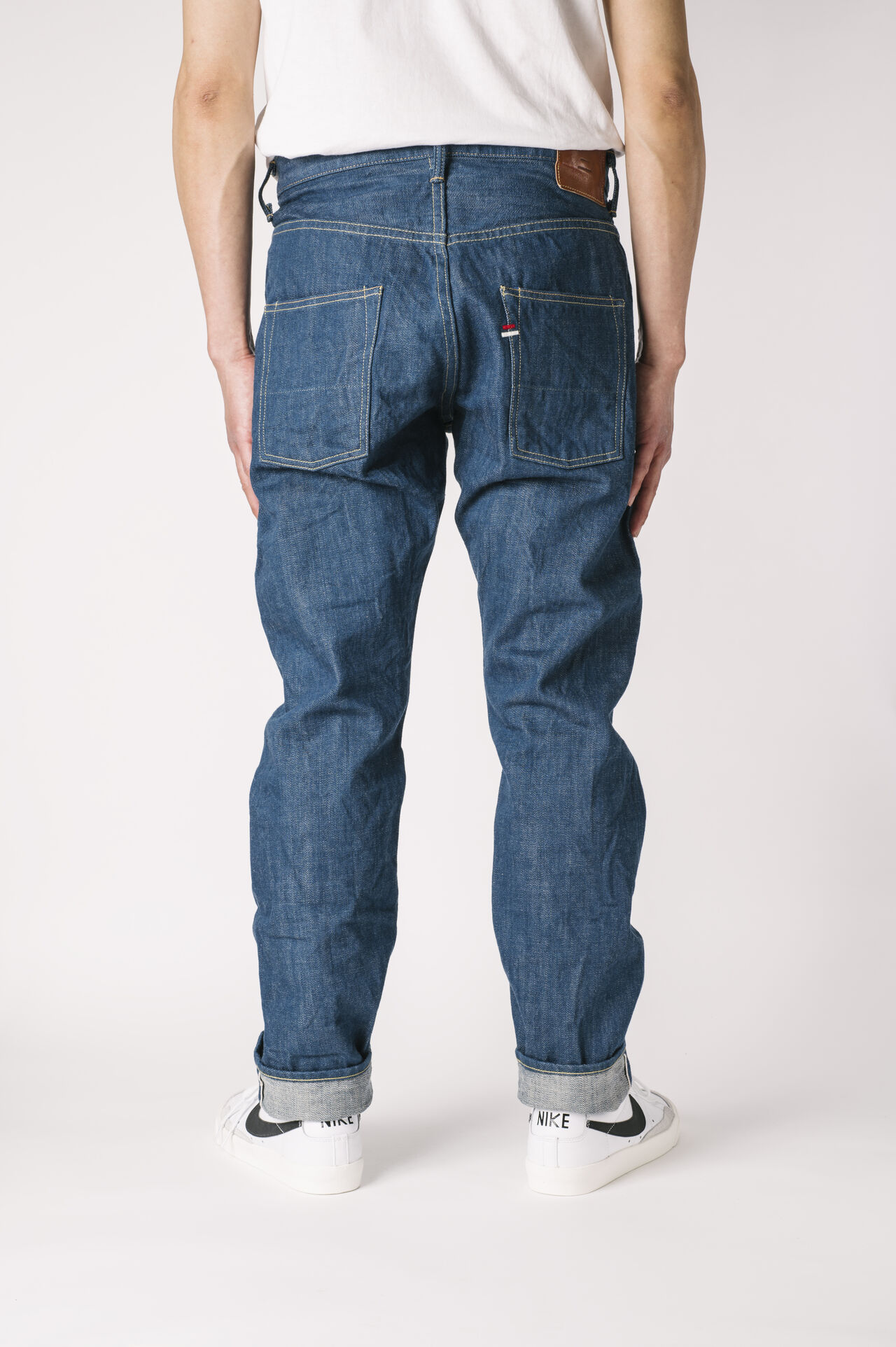 KHT 13oz "Kaze" Fade Blue High Tapered Jeans,, large image number 1