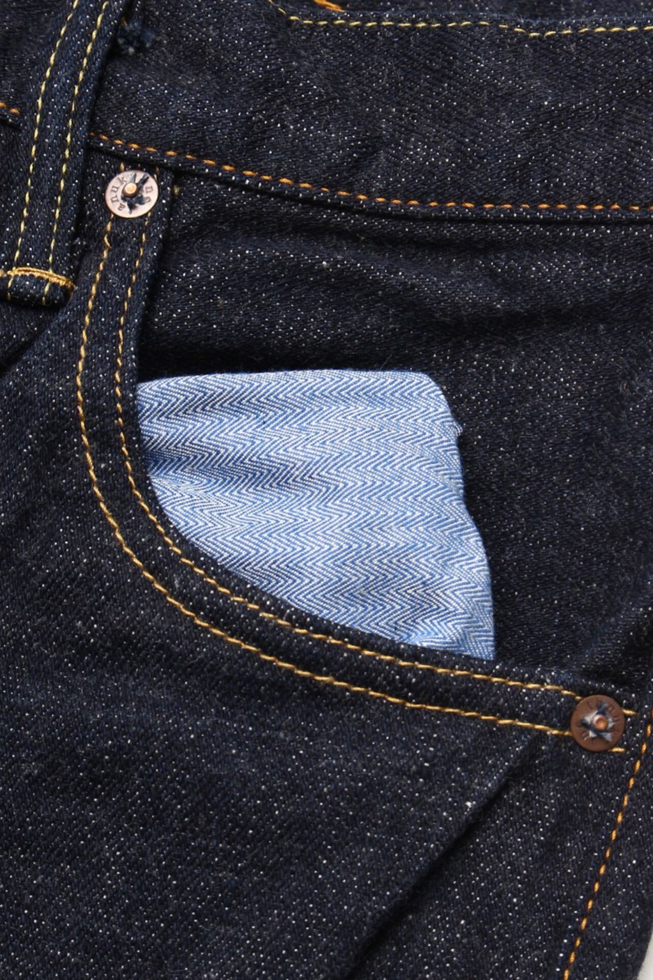 NST 16oz "SEN" Natural Indigo Tapered Jeans,, large image number 11