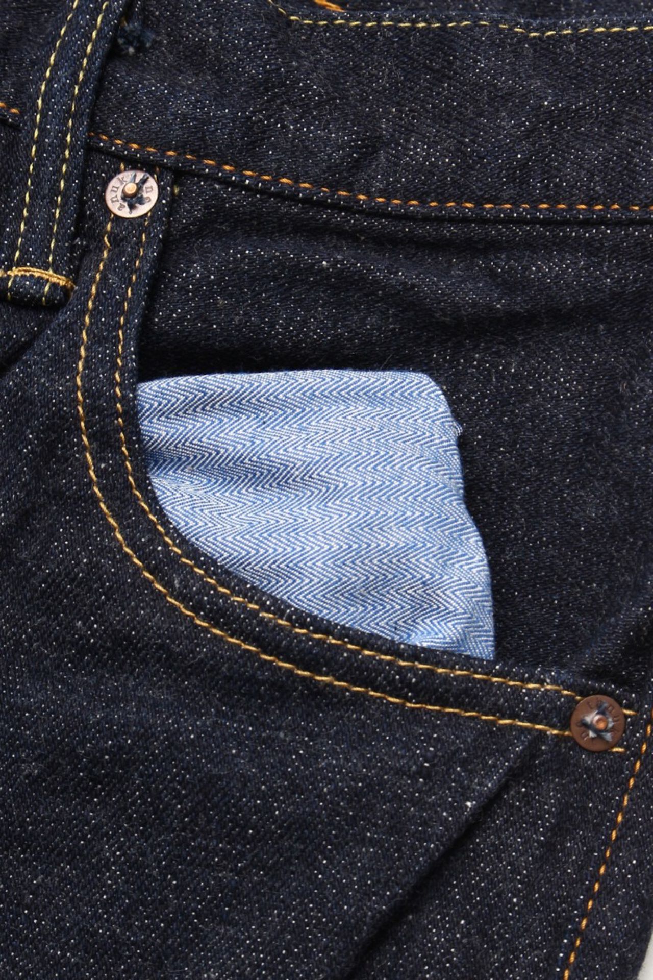 NST 16oz "SEN" ナチュラルインディゴテーパードジーンズ image number 11