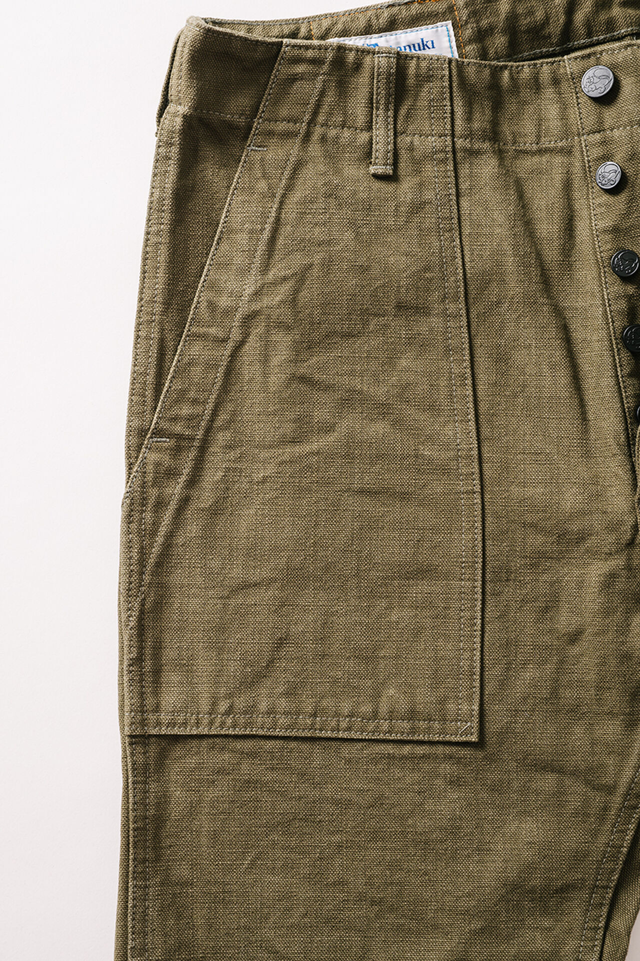 YO0905BKROLV 25OZ UTILITY OLIVE PANTS,, large image number 10