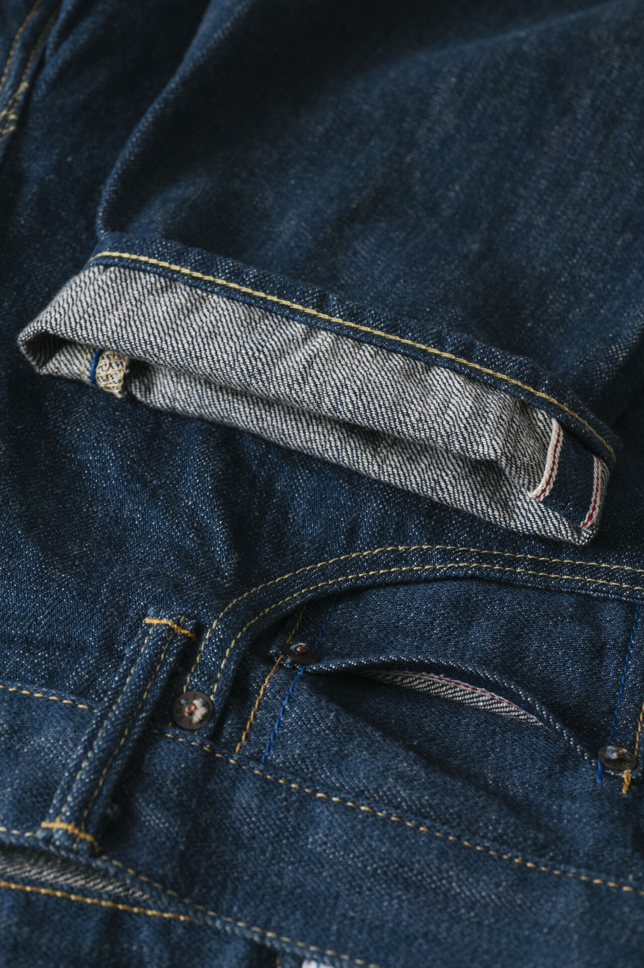 KDT 13oz "Kaze" Fade Blue Selvedge Draft Tapered Jeans,, large image number 10