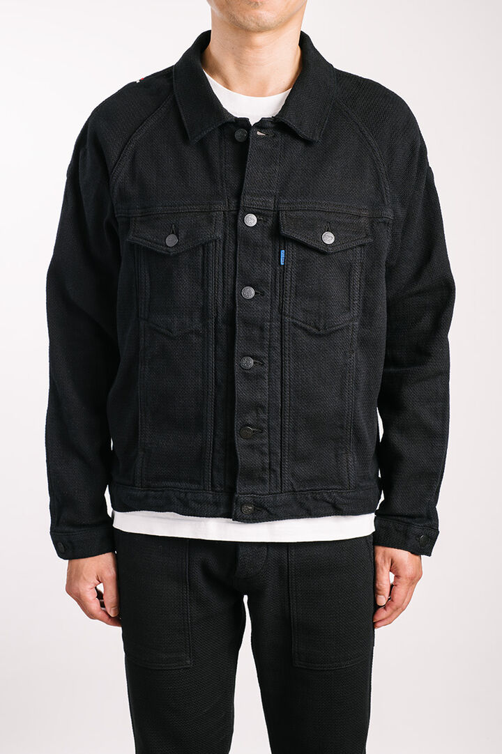 Tanuki x Graph Zero Sumi Overdye Sashiko Type 3 Jacket