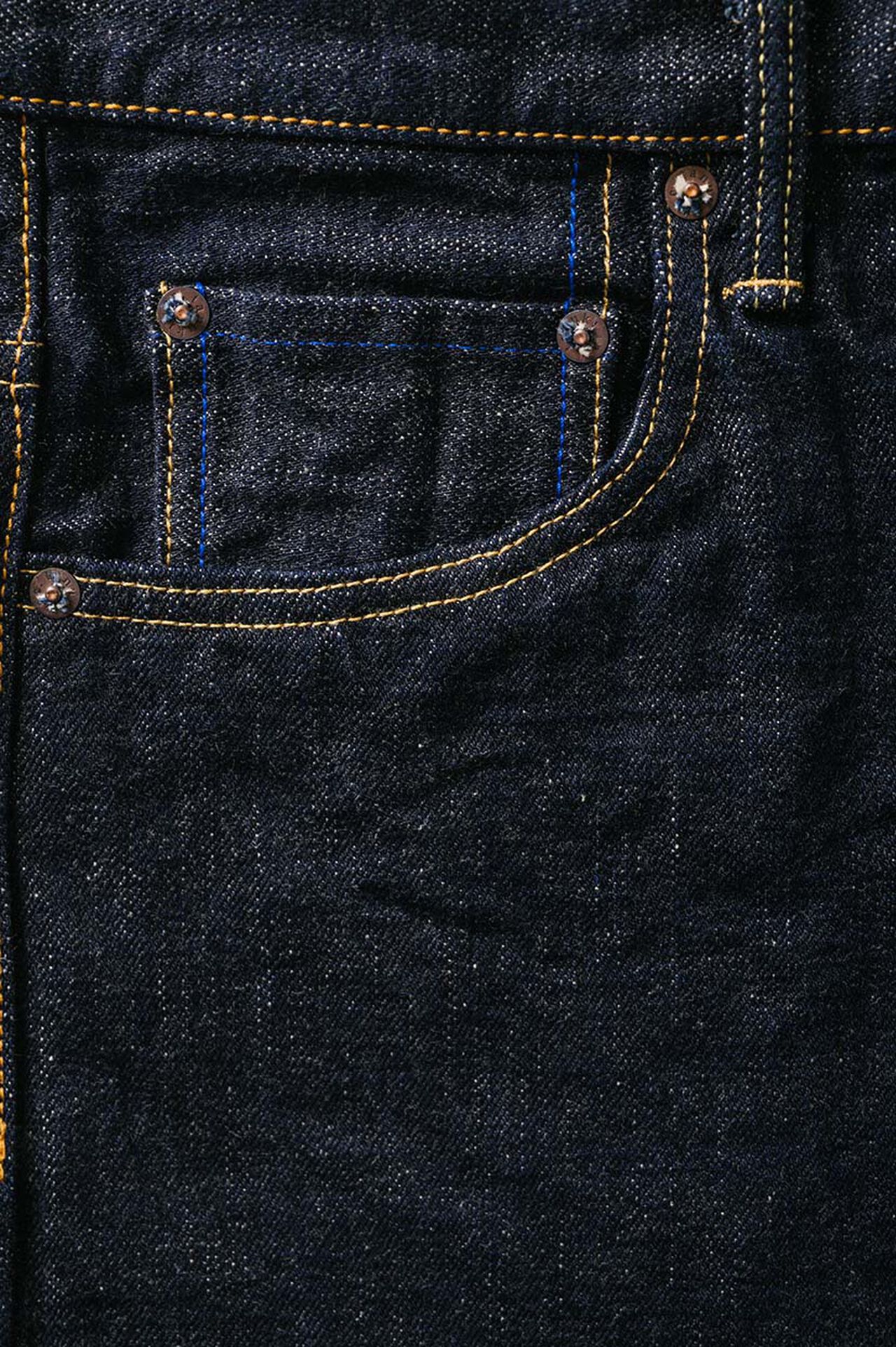 NT 16.5oz "Natural Indigo" Tapered Jeans-One Wash-32 image number 9