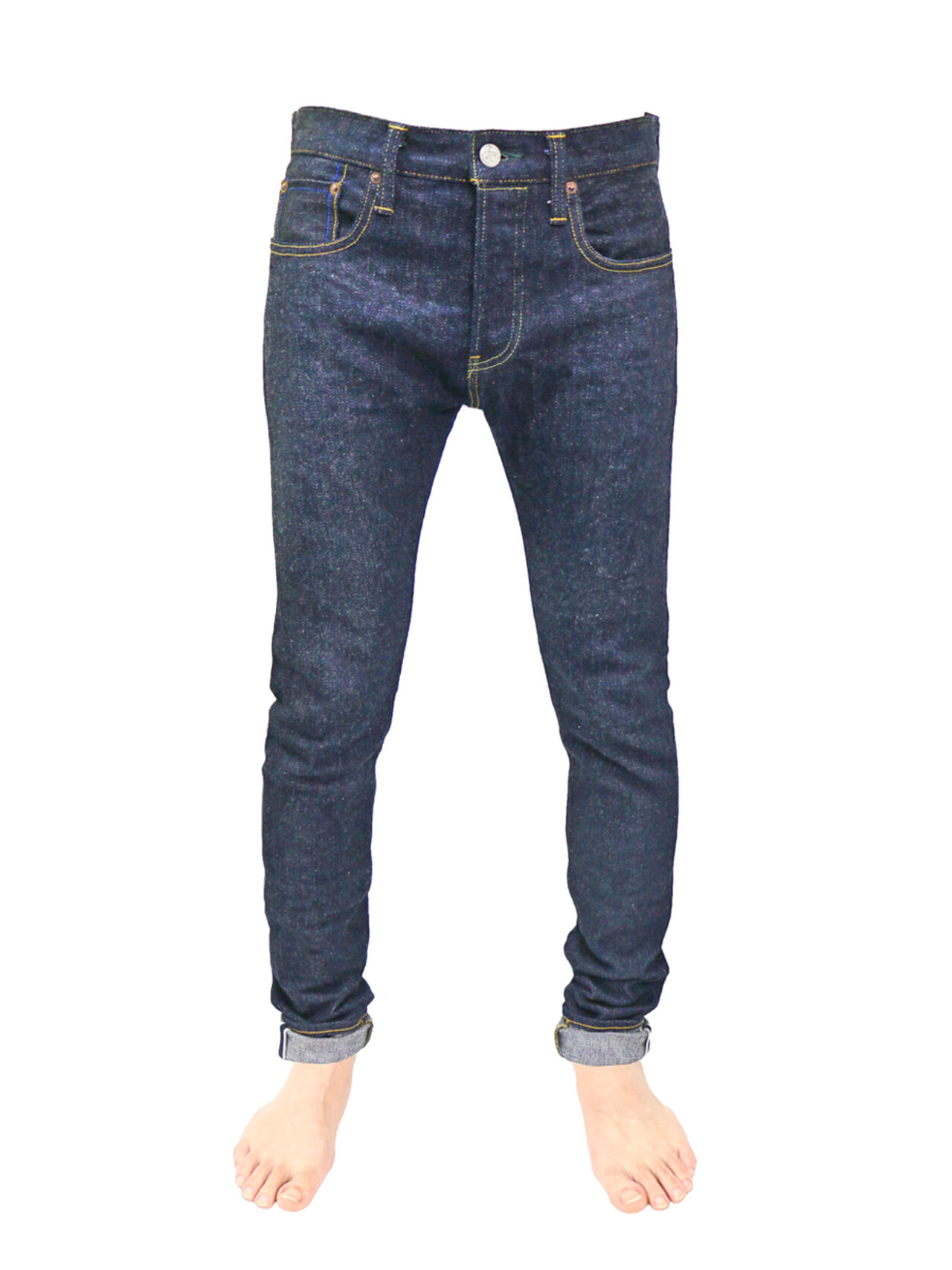 NSXT 16oz "SEN" Natural Indigo Extreme Tapered Jeans,, large image number 1