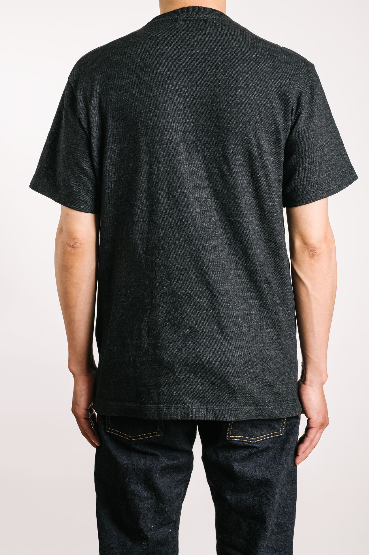 GY8714S HEAVY BLACK T-SHIRT (NATURAL SUMI INK DYE),, large image number 1