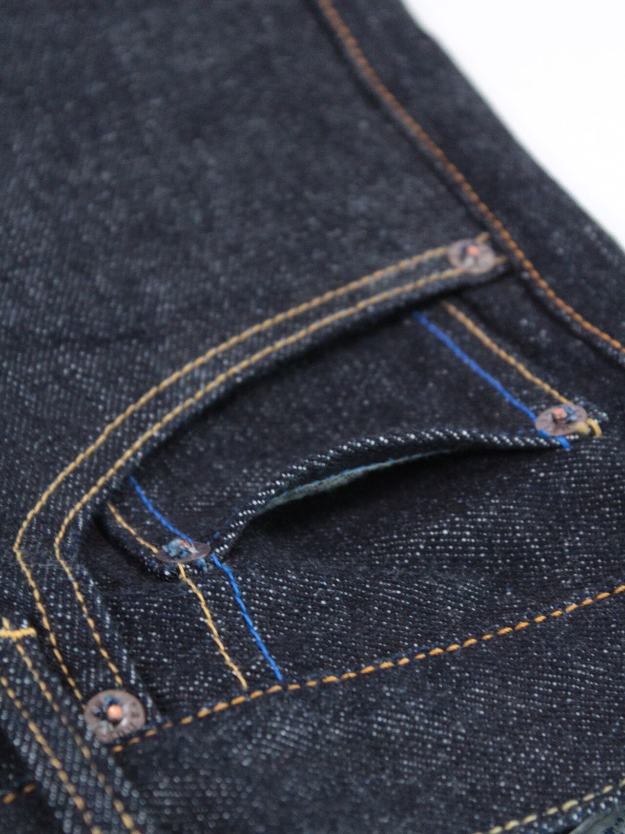 rSFU 15.5oz "FUUMA" Retro Sen Selvedge Street Tapered Jeans,, large image number 5