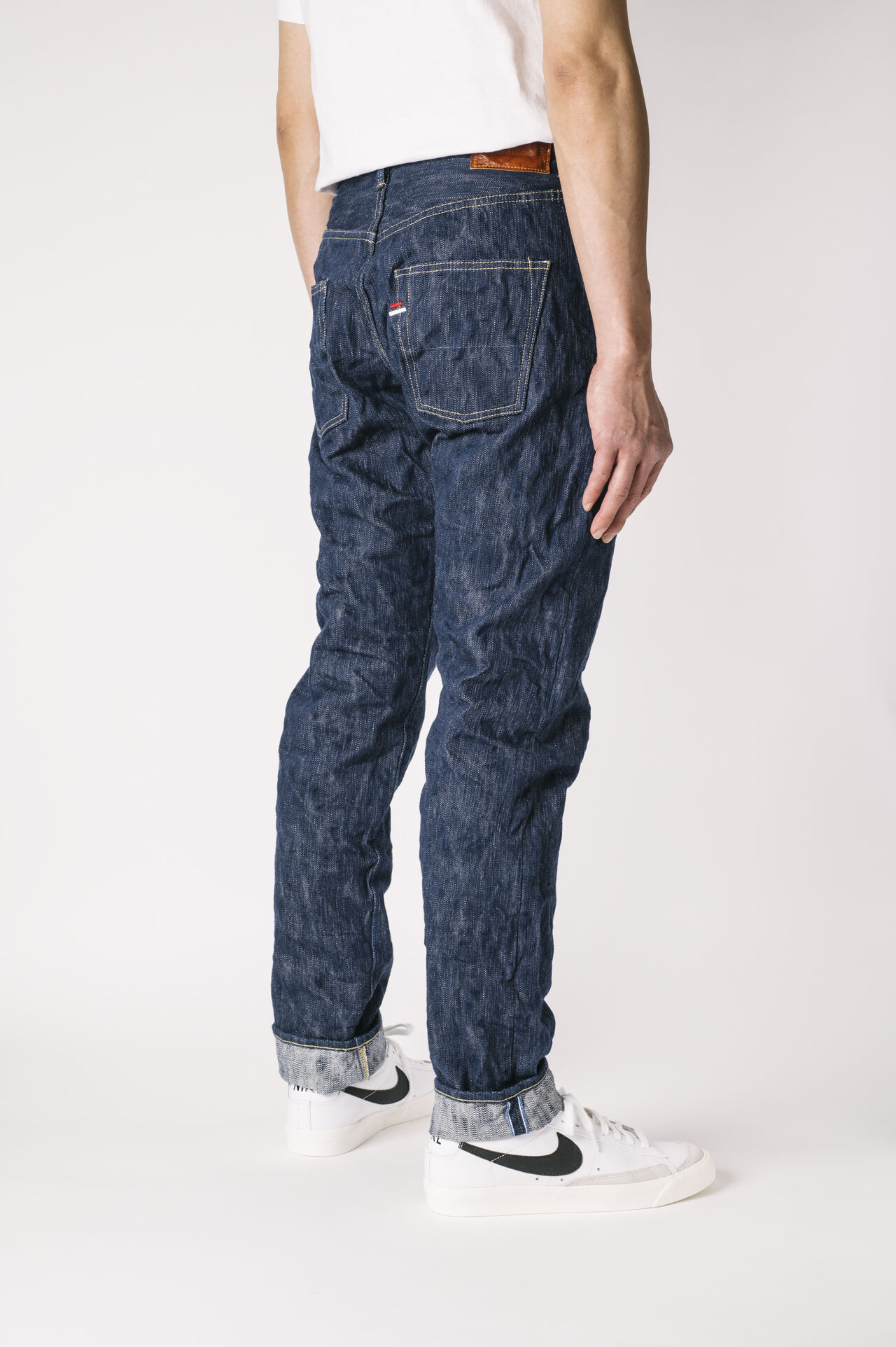 AHT 18oz Shoai "Arashi" High Tapered Jeans,, large image number 4