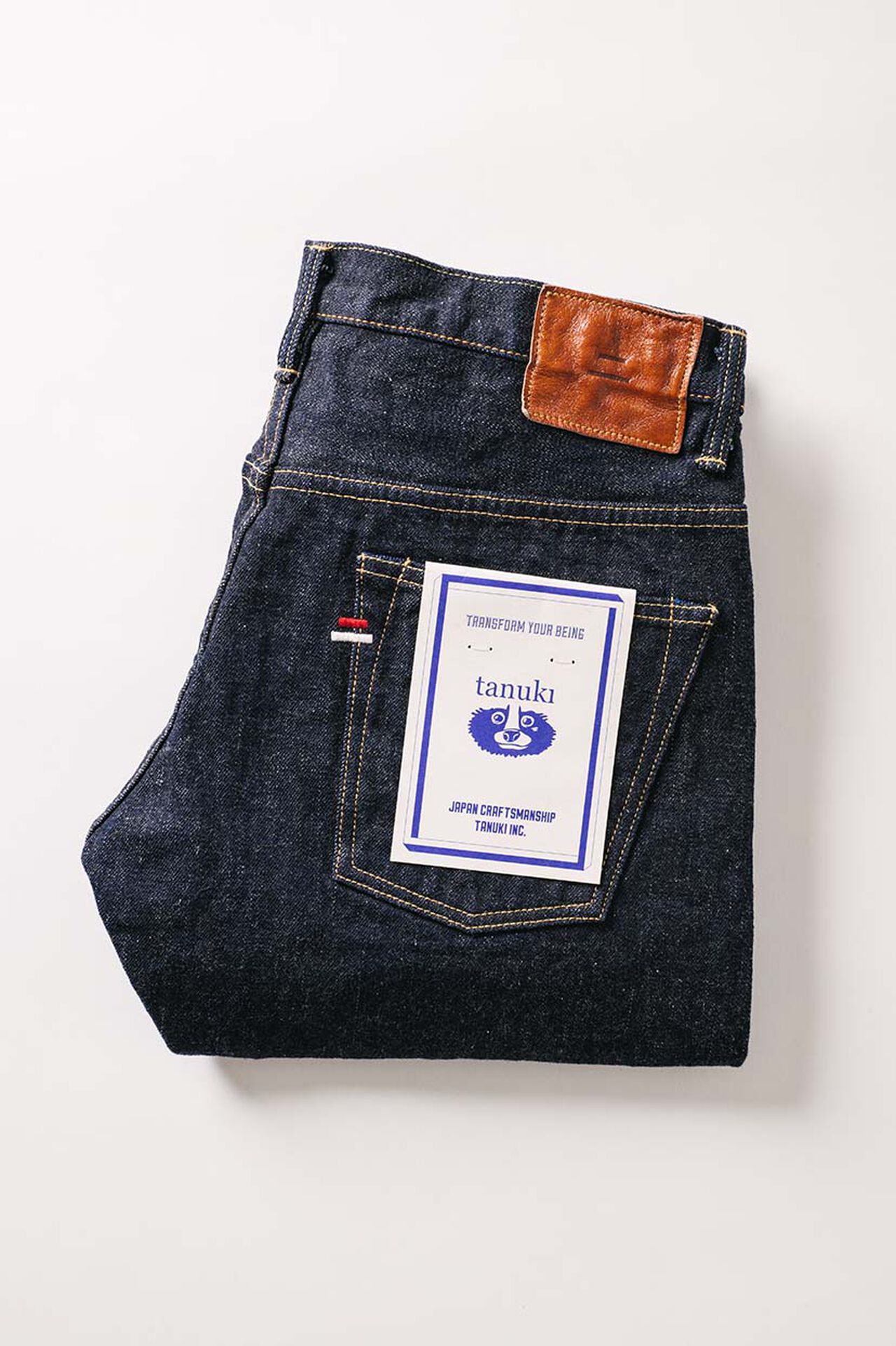 NT 16.5oz "Natural Indigo" Tapered Jeans-One Wash-32 image number 15