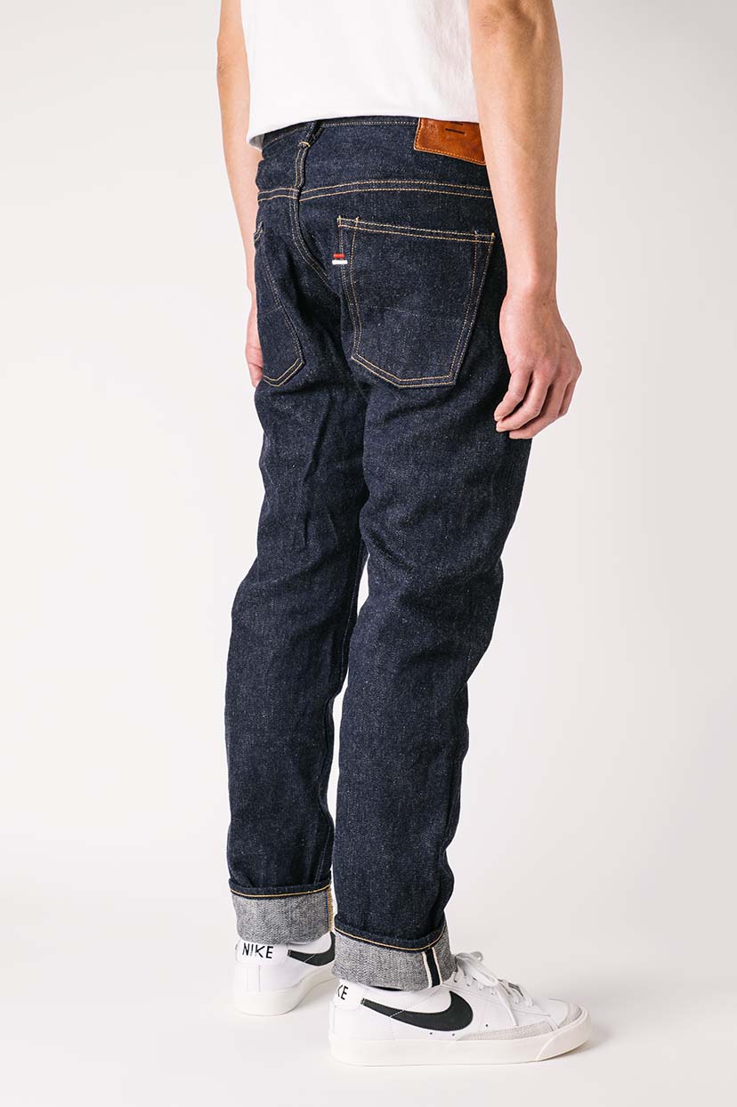 NST 16oz "SEN" Natural Indigo Tapered Jeans,, large image number 4