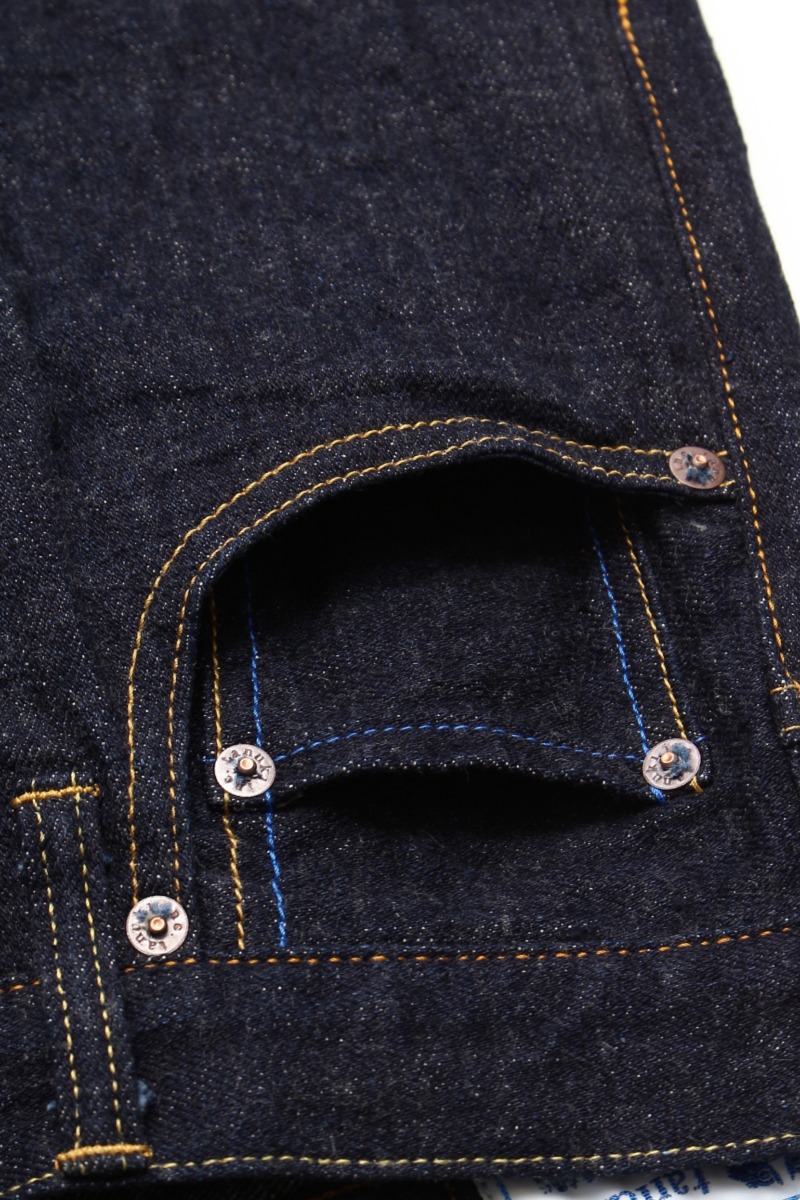 THT 12.5oz "天 (Ten)" High Tapered Jeans,, large image number 5