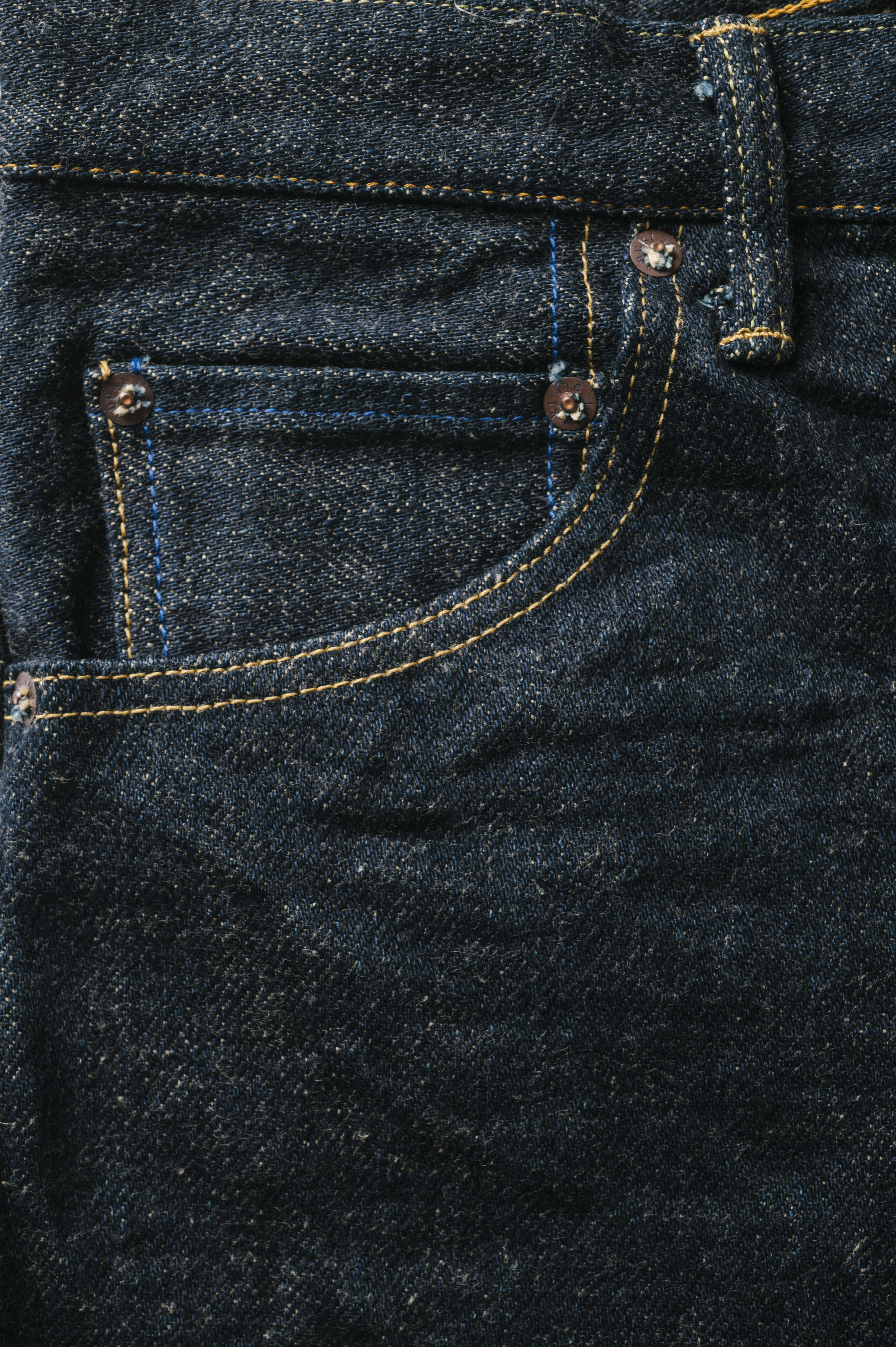 OTHT ONI x TANUKI Collaboration 21.5oz Secret Denim High Rise Tapered Jeans,, large image number 13