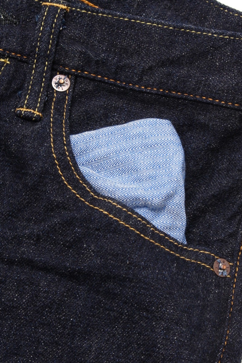 THT 12.5oz "天 (Ten)" High Tapered Jeans,, large image number 11